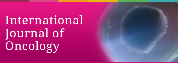 International<br/>Journal of<br/>Oncology